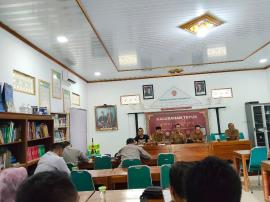 Rapat Koordinasi Rutin Hari ini, Bahas Jadwal Sambang Warga oleh Pemerintah Kalurahan